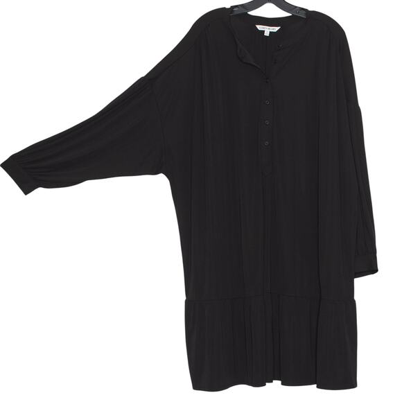 Elizabeth And James Dress Minimalist 90s Boho Monochrome Classic Black Size 3X - Picture 6 of 6